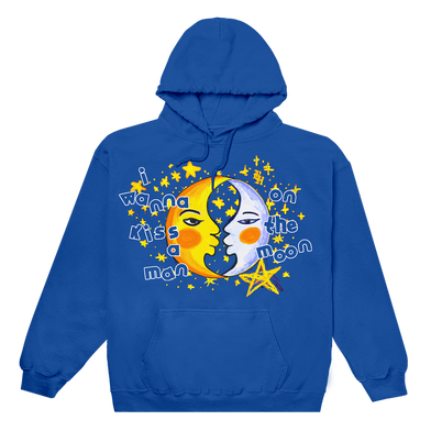 I Wanna Kiss A Man On The Moon Hoodie Front