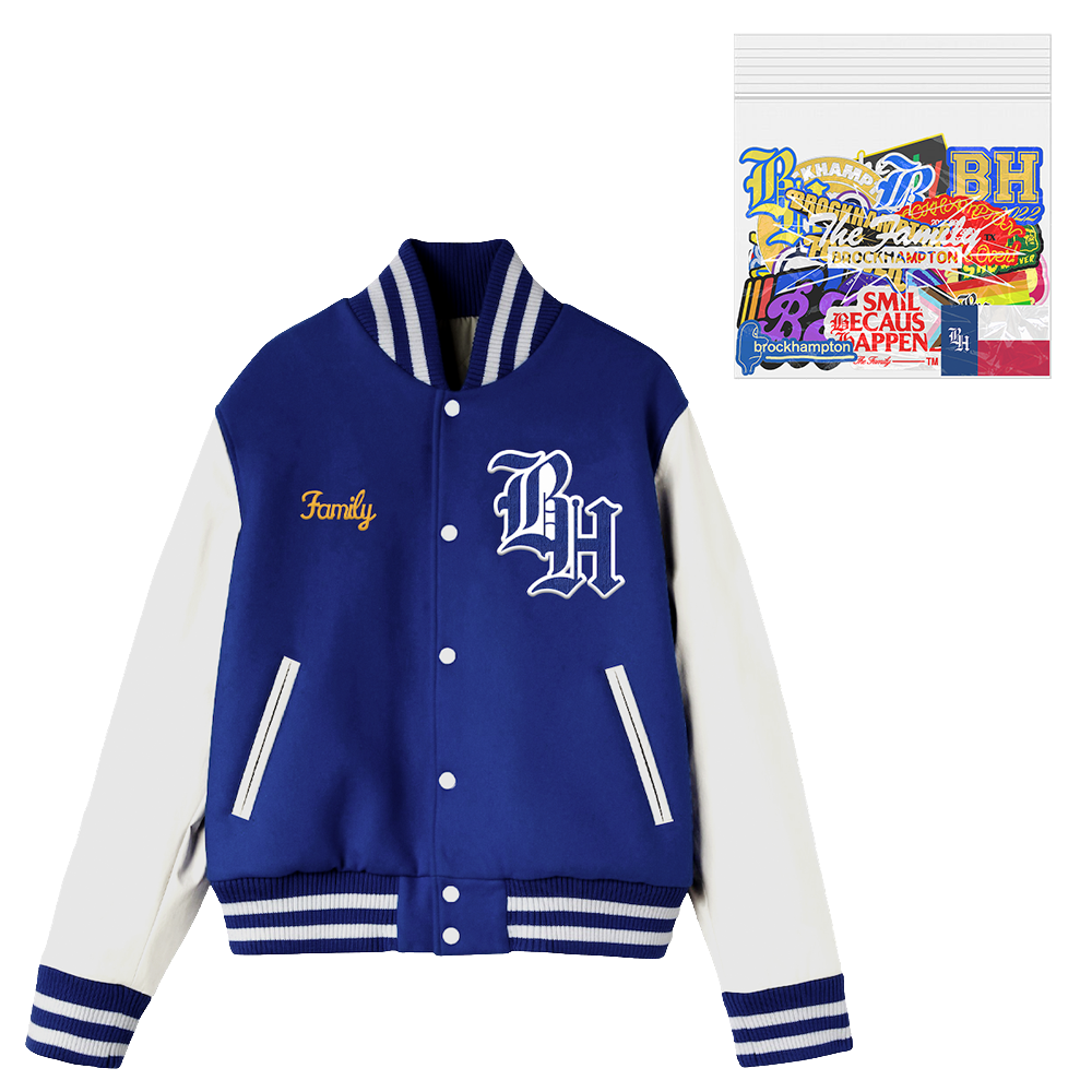 All Good Things Must Come To An End Varsity Jacket + Iron-On Patch Set Bundle - Deluxe