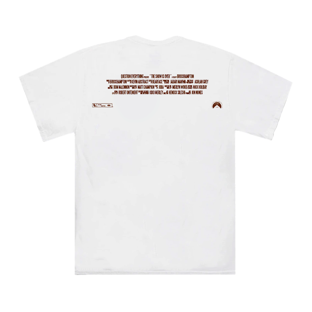 The Show Is Over T-Shirt - BROCKHAMPTON OFFICIAL STORE The Show Is Over T-Shirt - BROCKHAMPTON OFFICIAL STORE
